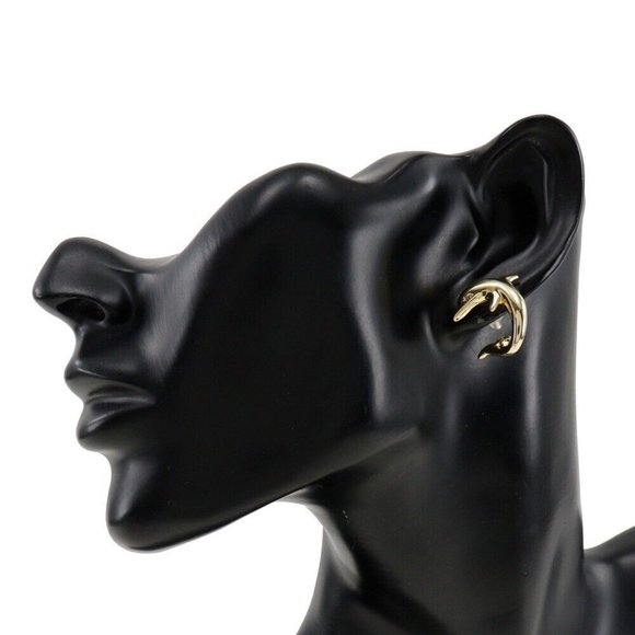 Dolphin motif earring Dolphin K18 yellow gold Women - Picture 6 of 6